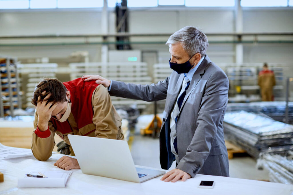 pracownik w kryzysie